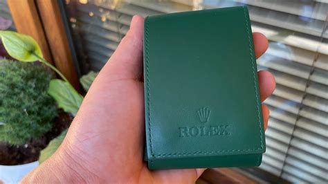 rolex green carring case|Rolex watch bags for sale.